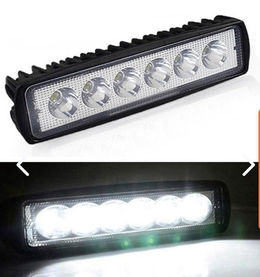 Barra de 6 LED Para Moto con Alto Brillo
